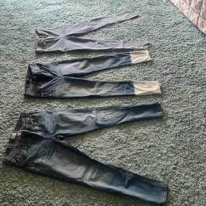 2-Hudson and 1-Rag & Bone Jeans Sizes 26, 25, 24